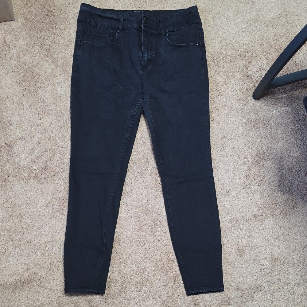 Hot Topic Hi-Rise Super Skinny Women's Black Jeans